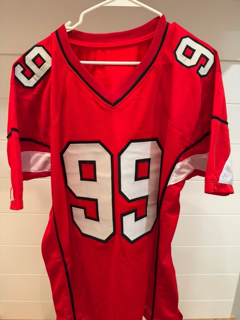 J.J. Watt Signed Arizona Cardinals #99 Red Custom Jersey JSA Witnessed