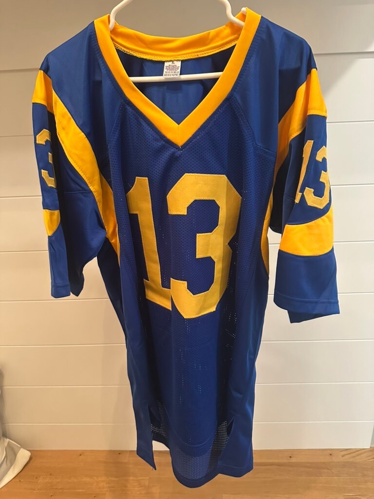 Kurt Warner Signed St. Louis Rams #13 Jersey Beckett Witness COA