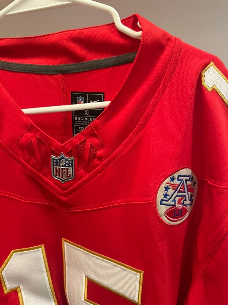 Patrick Mahomes Kansas City Chiefs #15 Red Stitched Jersey – XL – New With Tags