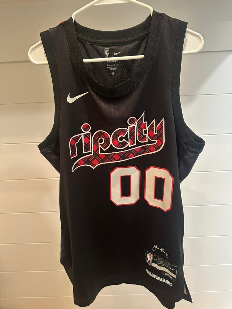 Scoot Henderson Signed Portland Trail Blazers Nike City Edition Jersey JSA