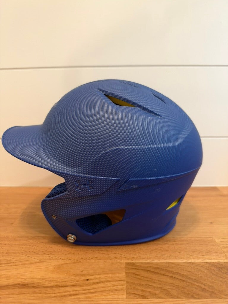 Dellin Betances Signed Under Armour Full Size Batting Helmet Leaf Witnessed