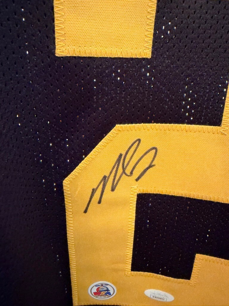 Michael Vick Signed Steelers #2 Color Rush Black Custom Jersey XL JSA