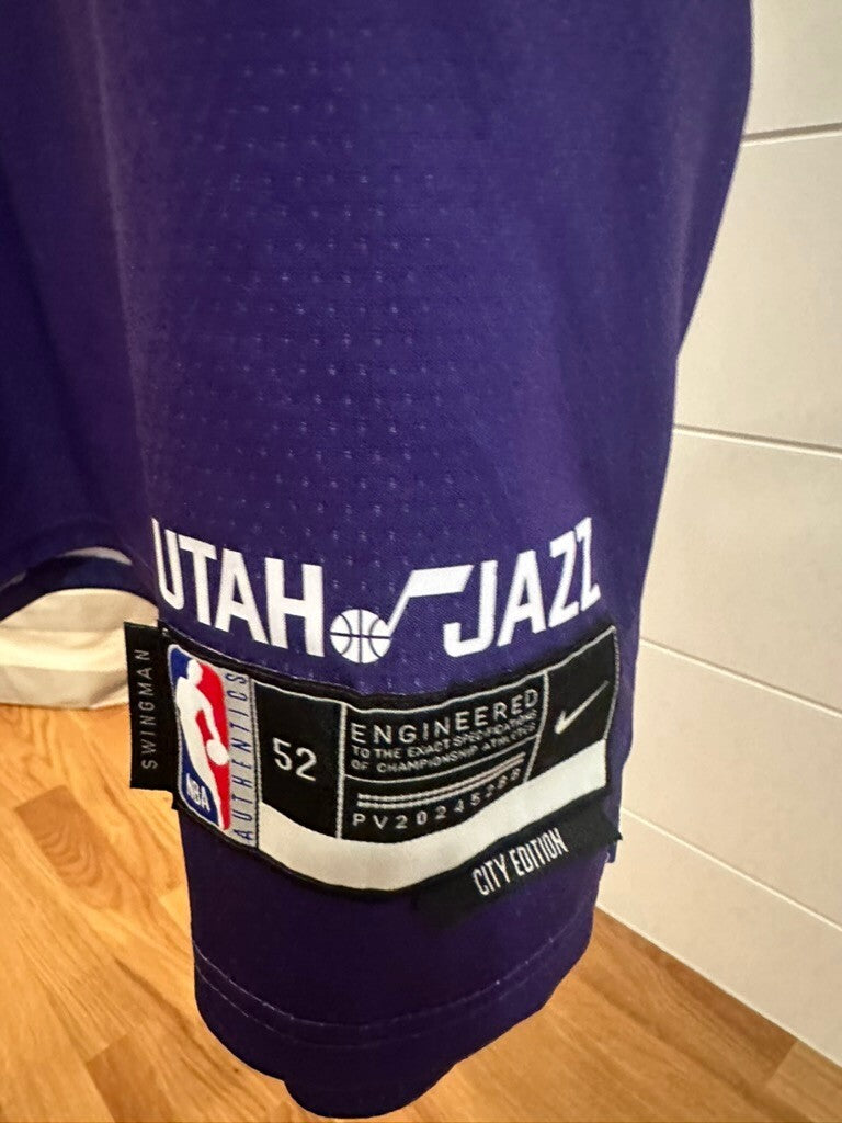 Walker Kessler Signed Utah Jazz Nike Swingman City Edition Jersey XL JSA