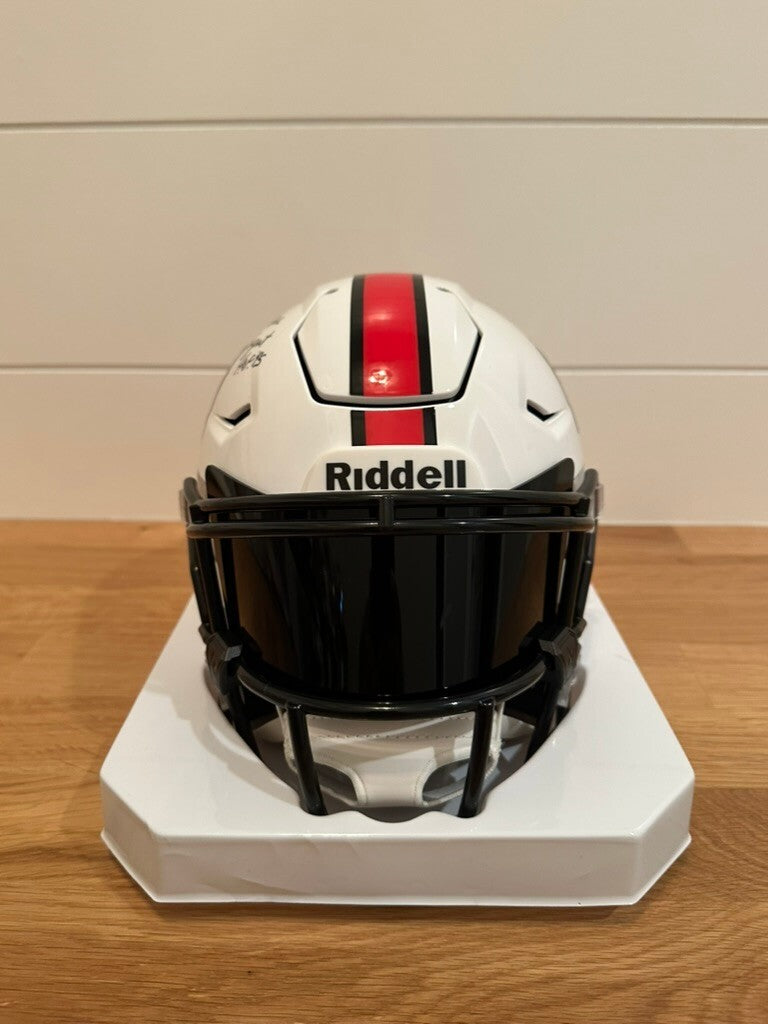 Steve Largent Signed Hall of Fame SpeedFlex MIDI Helmet HOF 95 Beckett Visor