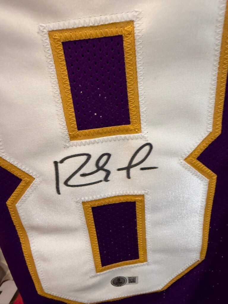 Randy Moss Signed Minnesota Vikings #84 Custom Jersey Beckett Witnessed