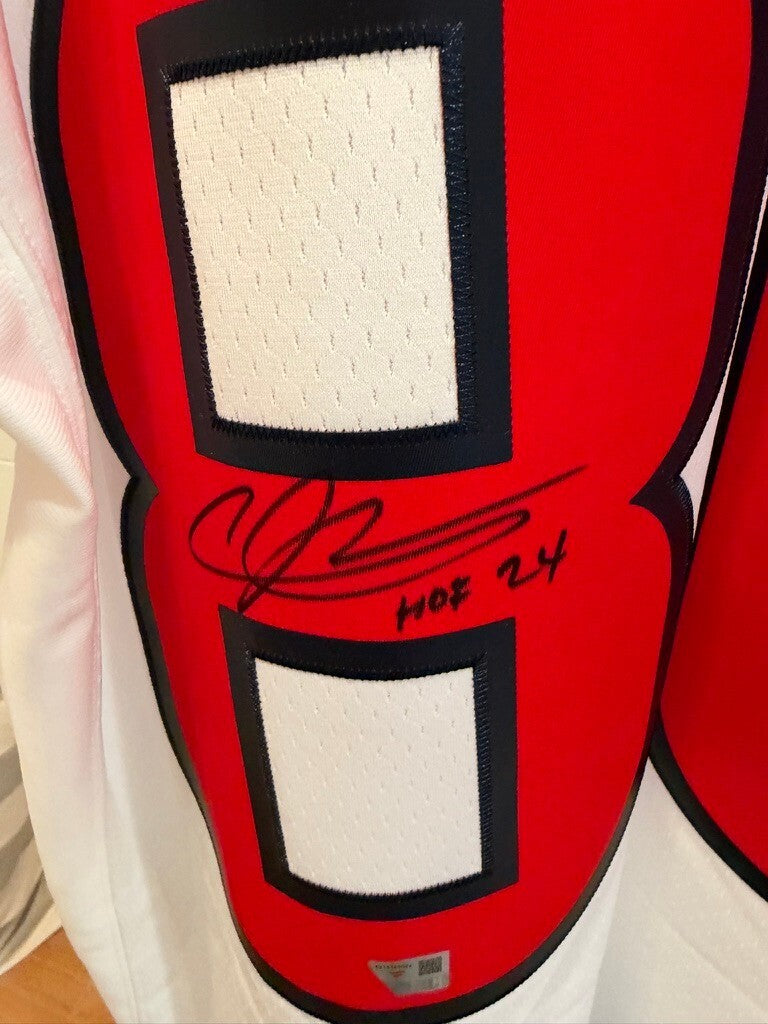 Andre Johnson Signed Texans Mitchell & Ness Jersey XL HOF 24 Fanatics