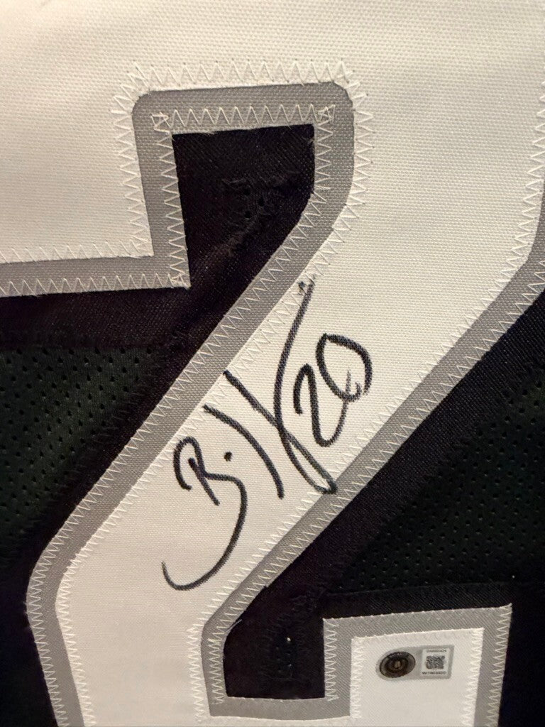 Brian Dawkins Signed Philadelphia Eagles #20 Green Custom Jersey Beckett