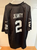 Ashton Jeanty Signed Raiders Nike Game Jersey XL Black Fanatics Authenticated
