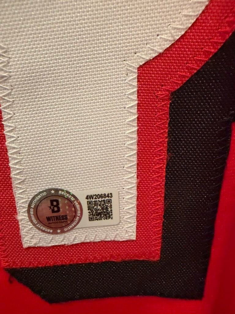 Elly De La Cruz Signed Cincinnati Reds #44 Red Custom Jersey Beckett Witness
