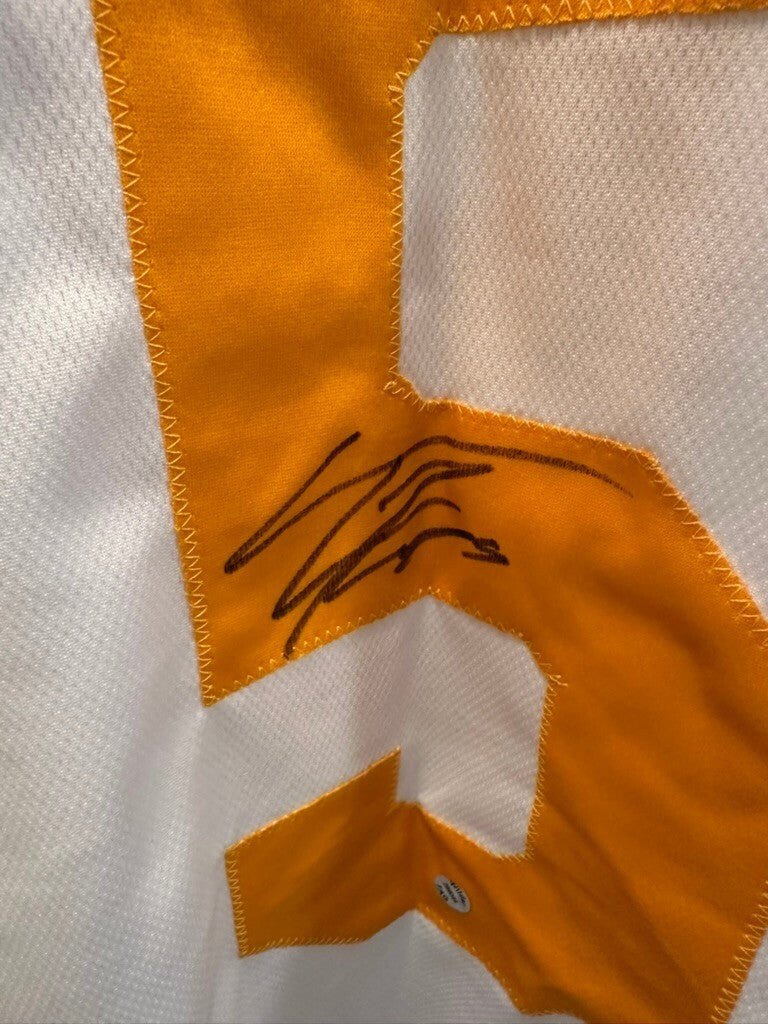 TK Keys #5 Signed Tennessee Volunteers Jersey 5-Star WR Witness Auth