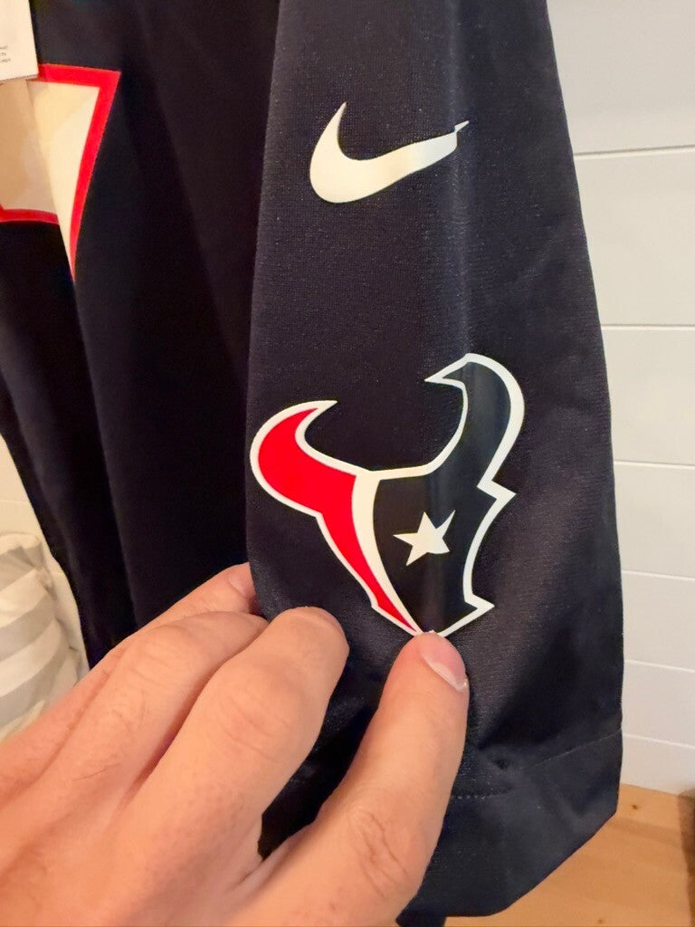 Nike C.J. Stroud #7 Texans Black H-Town Fashion Jersey Men’s Large NWT