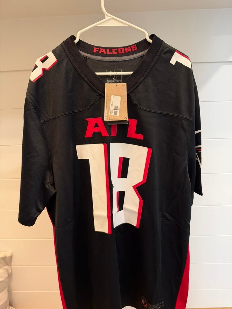 Kirk Cousins Atlanta Falcons Nike #18 Black Jersey Men's XL New With Tags