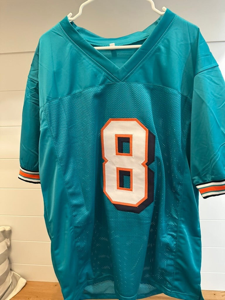 Signed Miami Dolphins Culpepper #8 Football Jersey with JSA Authentication