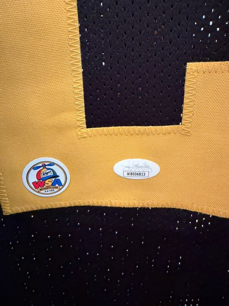 Michael Vick Signed Steelers #2 Color Rush Black Custom Jersey XL JSA