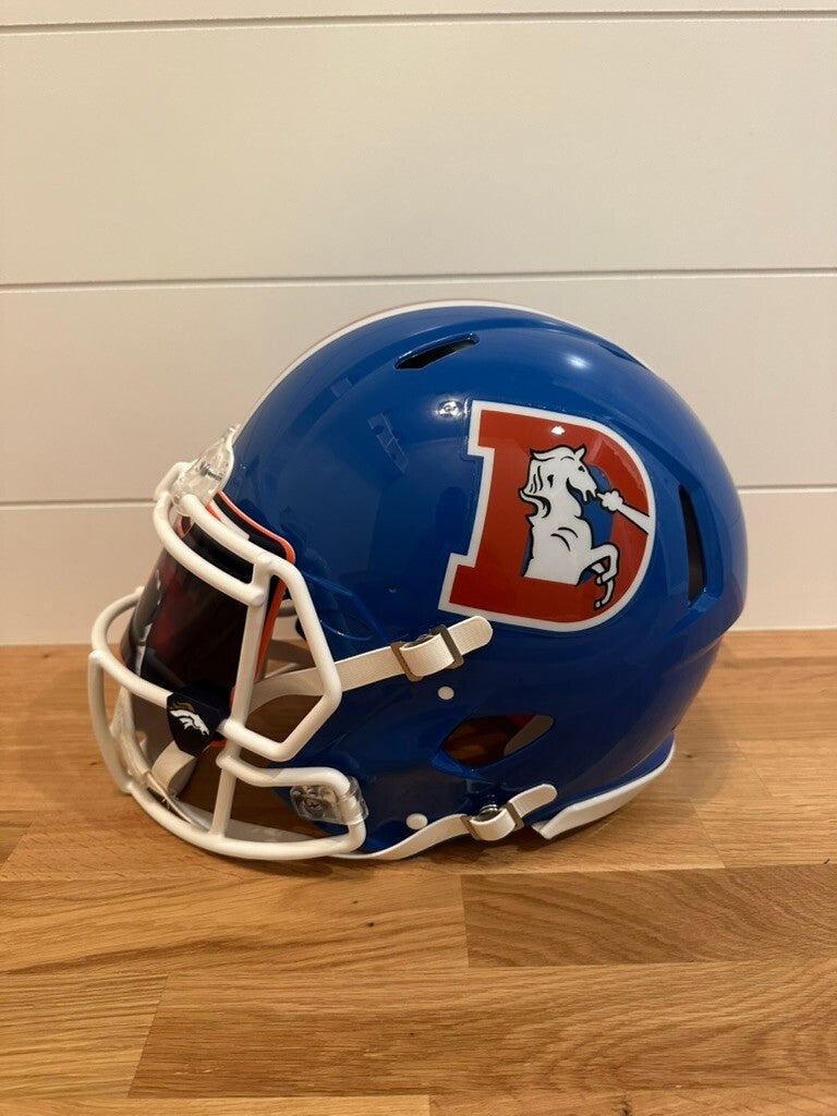 Patrick Surtain II Signed Broncos Throwback Full Size Authentic Helmet Beckett