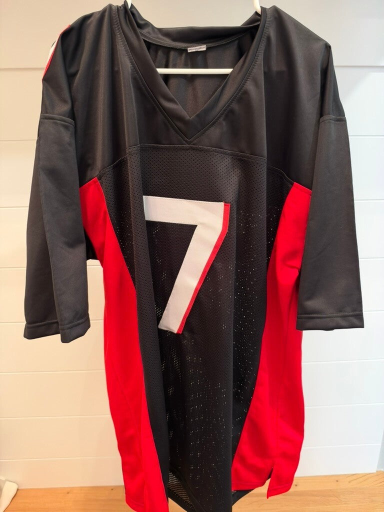 Bijan Robinson Signed Atlanta Falcons #7 Black Custom Jersey Beckett BAS