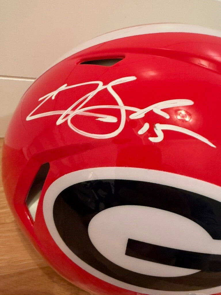 Carson Beck Signed Georgia Bulldogs Full Size Authentic Helmet BAS Witnessed