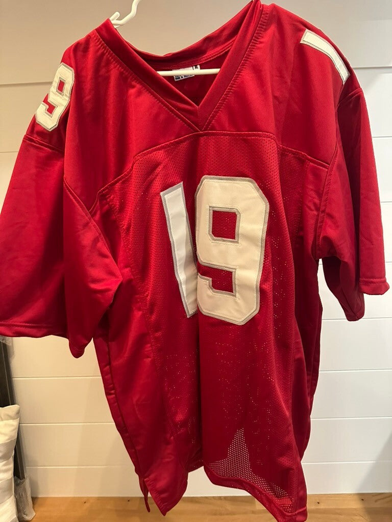 Carson Beck Signed Arizona Cardinals #19 Red Custom Jersey Beckett BAS Witness