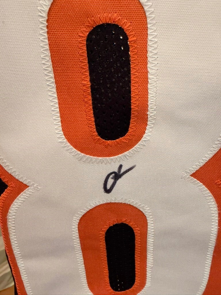 Chad Johnson Ochocinco Signed Bengals Custom Jersey XL Black Beckett BAS