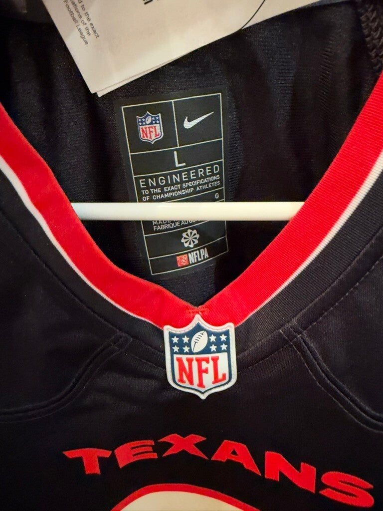 Nike C.J. Stroud #7 Texans Black H-Town Fashion Jersey Men’s Large NWT