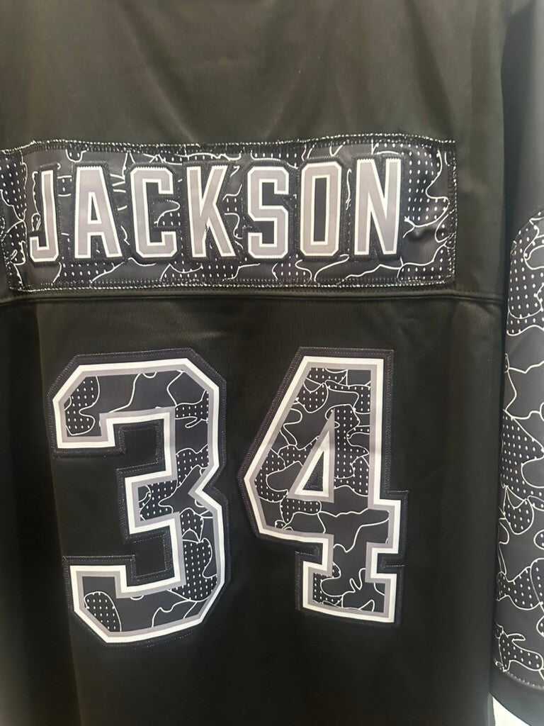 Bo Jackson #34 Raiders Nike On Field Camo Jersey XXL Black NFL