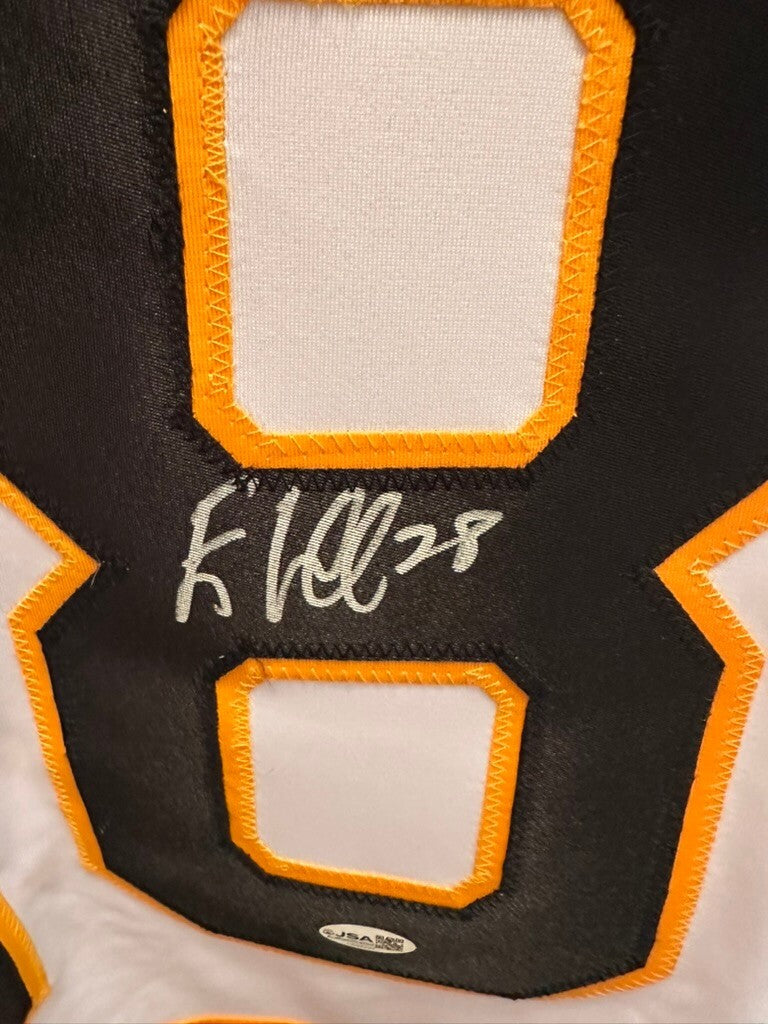 Elias Lindholm Signed NHL Hockey Jersey #28 with JSA Authentication