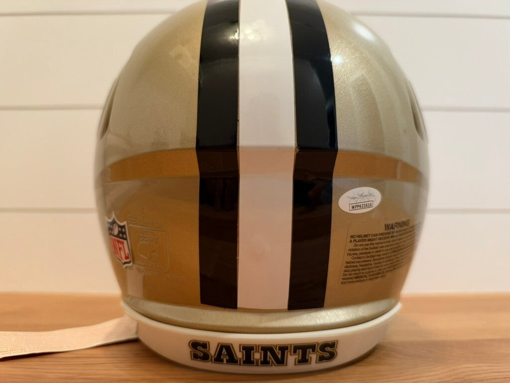 Michael Thomas Signed Saints Speed Authentic Full Size Helmet Visor JSA COA