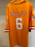 Nike NFL On Field Baker Mayfield #6 Orange Football Jersey Size L