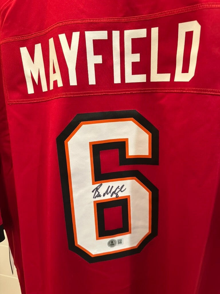 Baker Mayfield Signed Tampa Bay Buccaneers Nike On-Field Jersey – Beckett Witnes