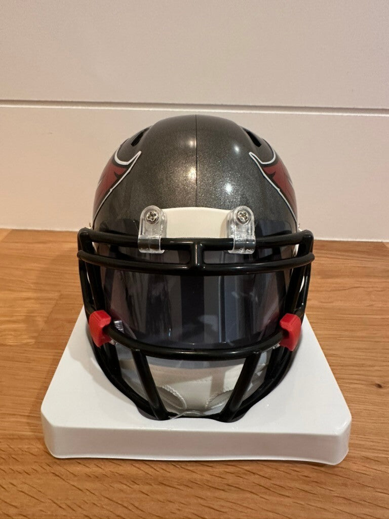 Martin Gramatica Signed Buccaneers Mini Helmet SB 37 Champs JSA Custom Visor