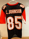 Chad Johnson Ochocinco Signed Bengals Custom Jersey XL Black Beckett BAS