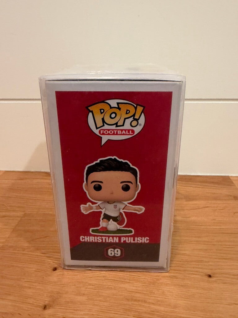 Christian Pulisic Signed Funko Pop #69 USA Soccer JSA Autograph With Protector