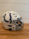 Edgerrin James signed Indianapolis Colts Riddell Speed-flex Helmet COA