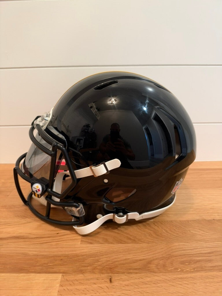Rod Woodson Signed Steelers Riddell Authentic Full Size Helmet Beckett Witnessed