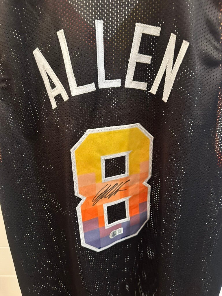 Grayson Allen Signed Phoenix Suns #8 Basketball Jersey Beckett Authenticated