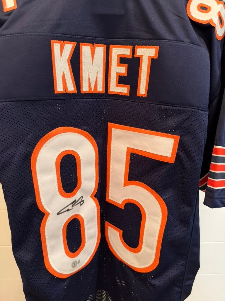Cole Kmet Signed Chicago Bears Jersey Beckett COA