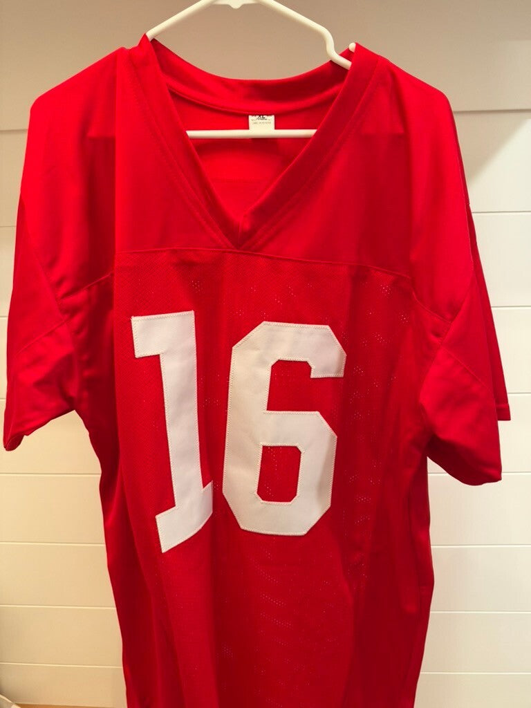Alberto Mendoza Signed Indiana Hoosiers #16 Red Custom Jersey XL JSA COA