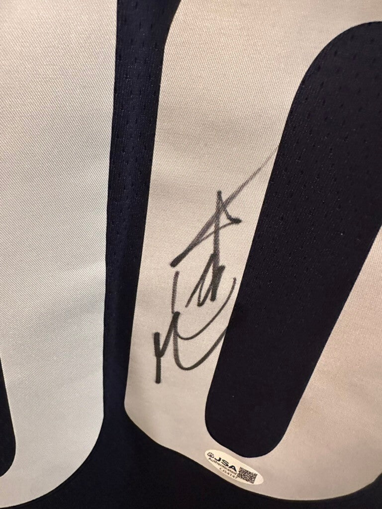 Max Christie Signed Dallas Mavericks Jordan Swingman Jersey JSA COA