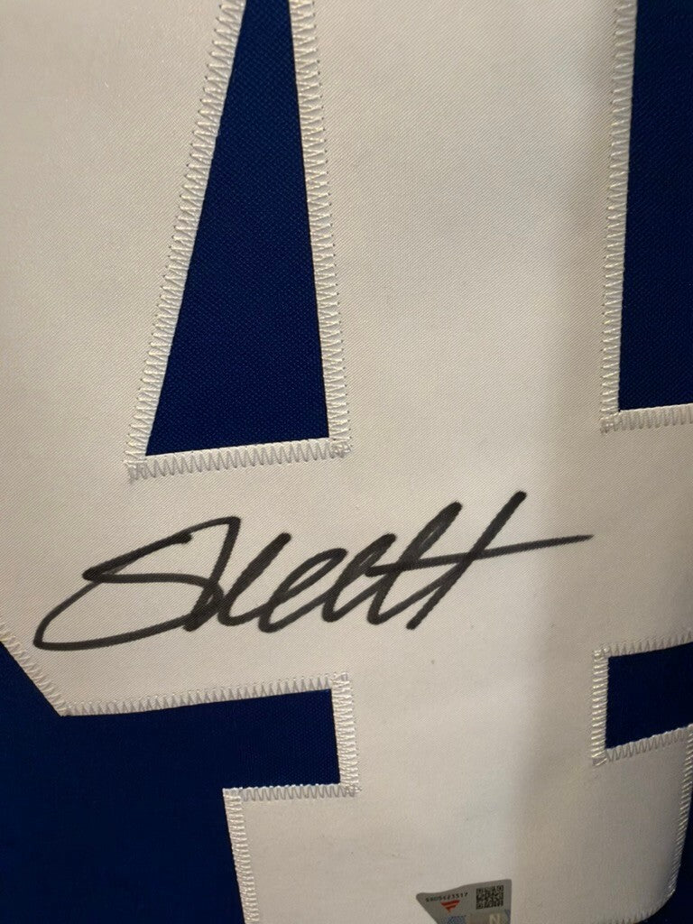 Cam Skattebo Signed Giants Nike Vapor Fuse Limited Jersey Fanatics L