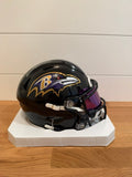 Derrick Henry Signed Ravens SpeedFlex MIDI Helmet Purple Visor Beckett