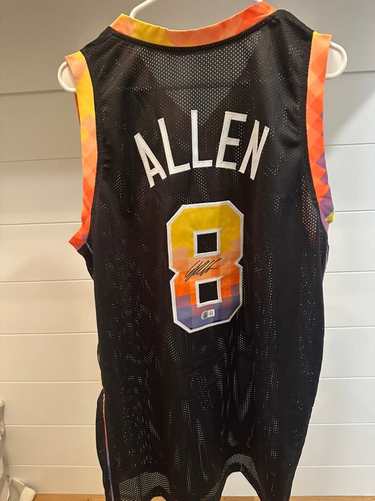 Grayson Allen Signed Phoenix Suns #8 Basketball Jersey Beckett Authenticated