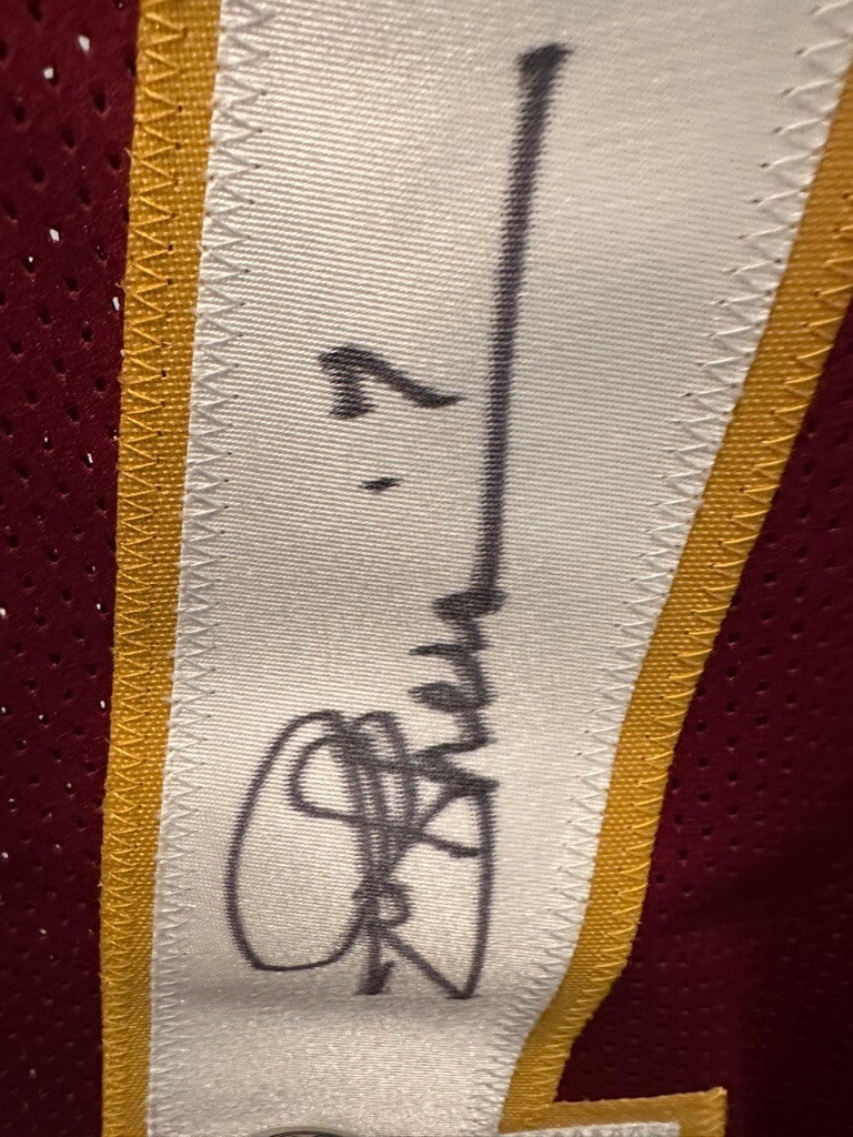 Joe Theismann Signed Washington #7 Burgundy Custom Jersey JSA Authenticated