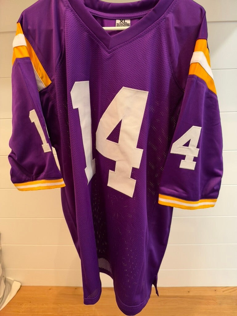 Trey'Dez Green Signed LSU Tigers Purple Custom Jersey #14 XL JSA COA