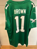 A.J. Brown Philadelphia Eagles Nike Kelly Green Jersey #11 XXL 2XL NWT