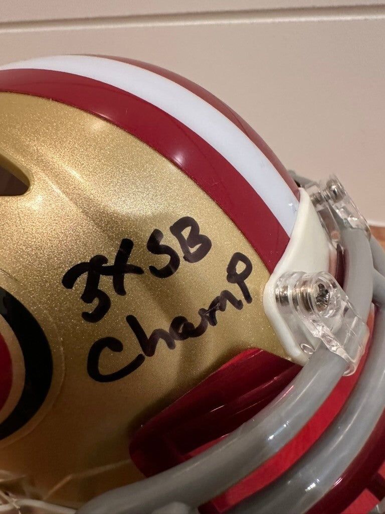 Roger Craig Signed 49ers Riddell Mini Helmet 3x SB Champ BAS HOF 2026