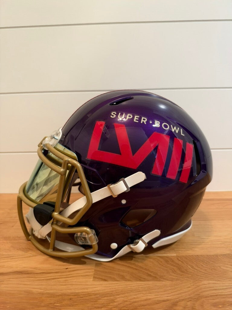 Brock Purdy Signed Super Bowl LVIII Authentic Speed Helmet Fanatics 49ers Visor