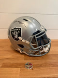 Maxx Crosby Signed Raiders Full Size Speed Replica Helmet Fanatics Custom Visor