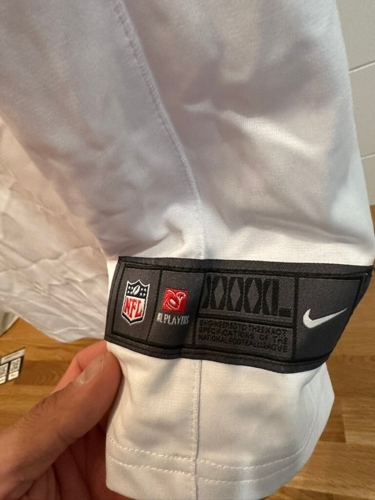 Nike NFL McCaffrey #23 White Football Jersey XXXXL