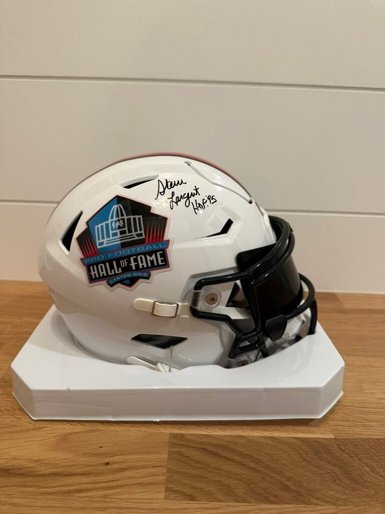 Steve Largent Signed Hall of Fame SpeedFlex MIDI Helmet HOF 95 Beckett Visor