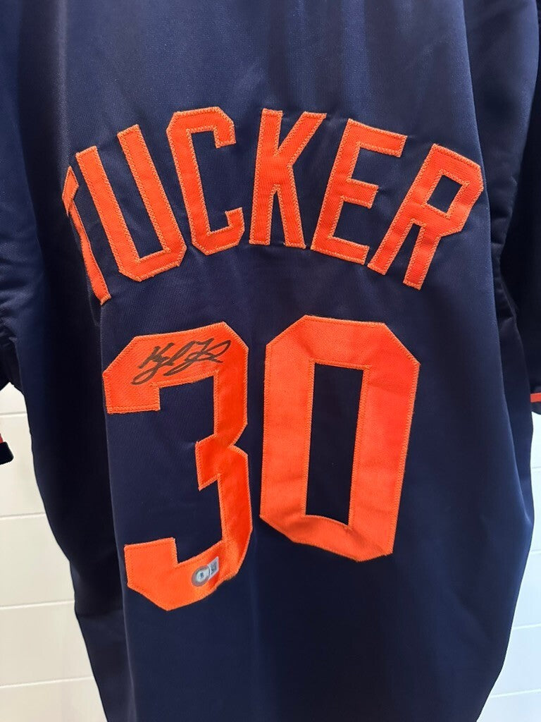 Kyle Tucker #30 Signed Houston Astros Jersey Beckett BAS COA